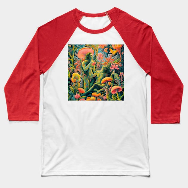 GARDEN OF EDEN 7 Baseball T-Shirt by truthtopower